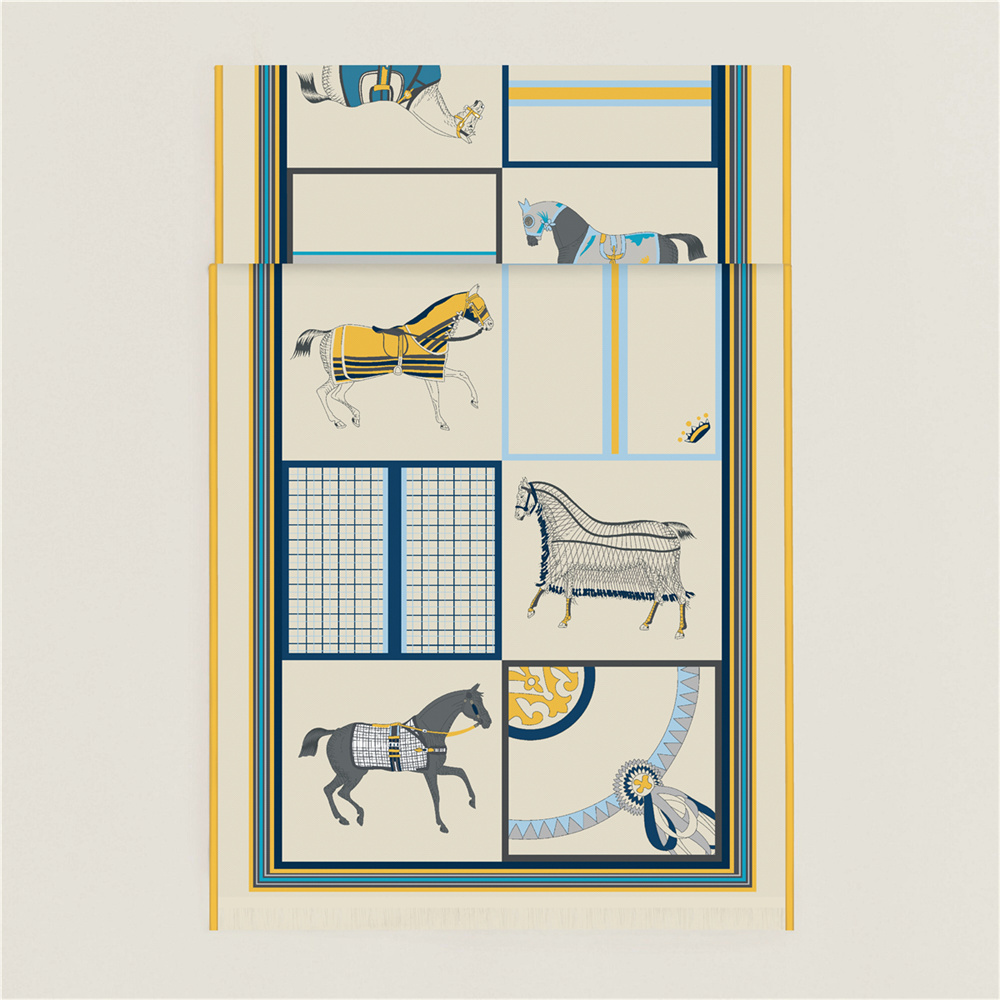 Cashmere Scarf - Merk Sjaals Kasjmier Zijden Sjaal Designer