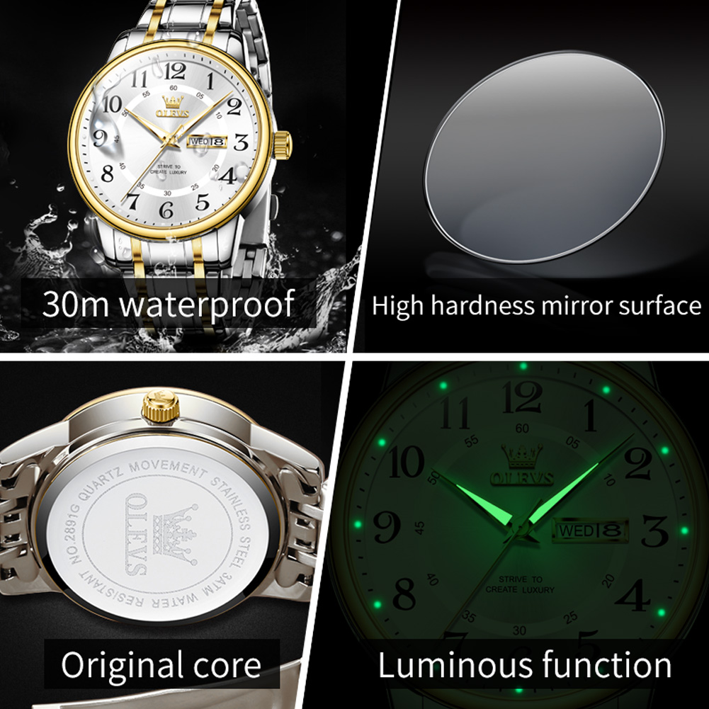 OLEVS Casual mode herenhorloge - Luxury Watch Men recensie en prijs