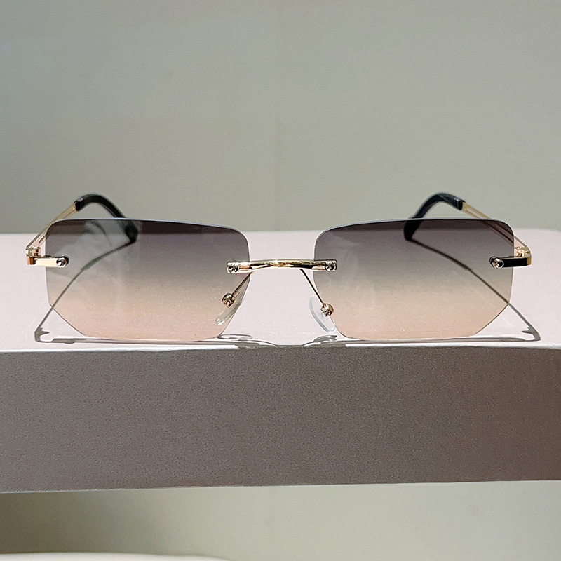 Modieuze, randloze rechthoekig - Sunglasses Uv400 recensie en prijs